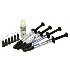 Defend 4-syringe kit. Dental Pit & Fissure Sealant. Opaque. Made in USA