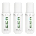 Pack of 3: Biofreeze Professional 3 oz. Roll-On, Original COLORLESS Pain Relieving Gel 