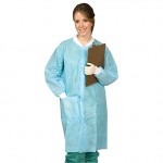 DEFEND Blue 10 pcs Disposable Lab Coats (Medium) ( SG-9004 )