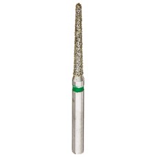 DEFEND DIAMOND Round End Taper Bur #856-018C COARSE GREEN 10pc/1Pk